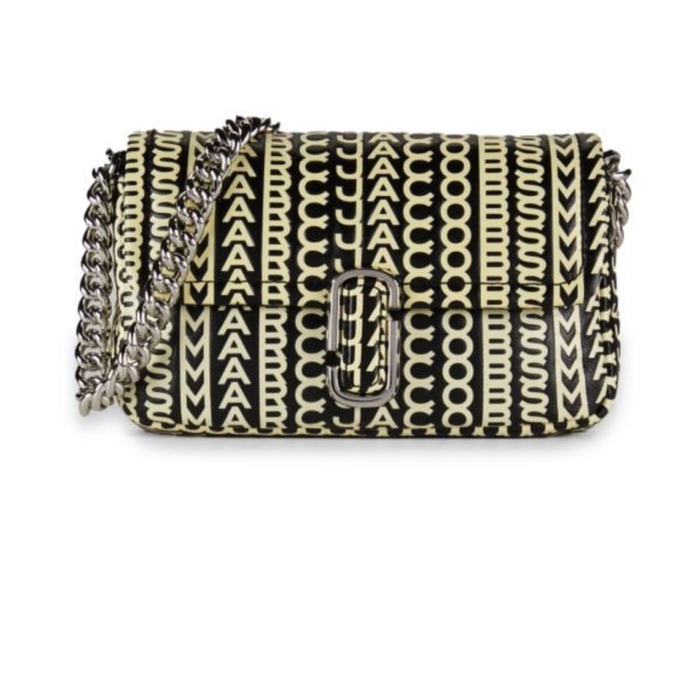 Small The J Link Logo-Print Leather Shoulder Bag